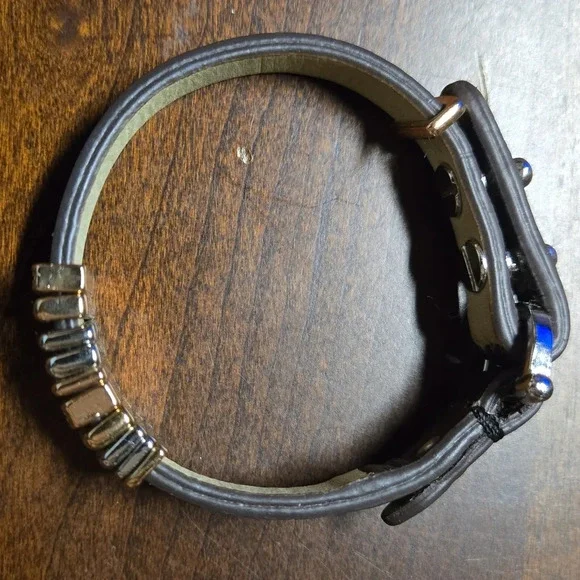 Fossil leather beaded bracelet - Picture 5 of 6